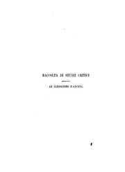 Cover of: Raccolta di studii critici dedicata ad Alessandro d'Ancona festeggiandosi il XL anniversario del suo insegnamento. by 