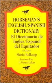 Cover of: Horseman's English/Spanish Dictionary