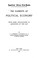 Cover of: The Elements of Political Economy: With Some Applications to Questions of the Day