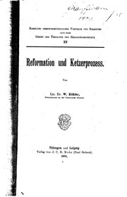 Cover of: Reformation und Ketzerprozess