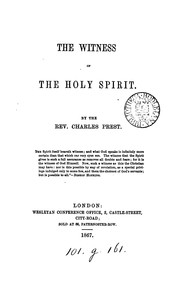 Cover of: The witness of the Holy Spirit