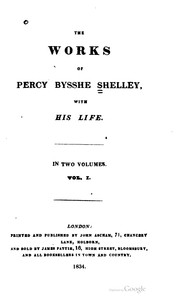 Cover of: The works of Percy Bysshe Shelley, with his life.