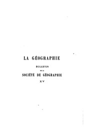 Cover of: La Géographie