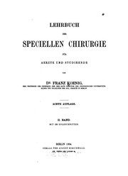 Cover of: Lehrbuch der speciellen Chirurgie fur Aerzte und Studierende. v. 2