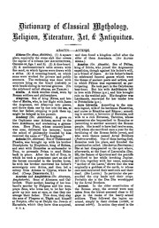 Cover of: A Dictionary of Classical Antiquities Mythology, Religion, Literature & Art by Oskar Seyffert, Oskar Seyffert