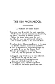Cover of: The new womanhood by Winnifred Harper Cooley