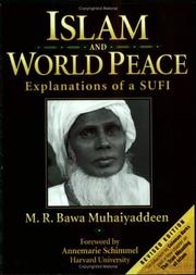 Cover of: Islam & world peace by M. R. Bawa Muhaiyaddeen