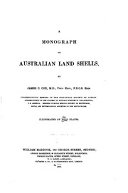 Cover of: A monograph of Australian land shells by James Charles Cox