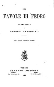 Cover of: Le favole di Fedro