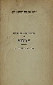 Cover of: La cour d'amour