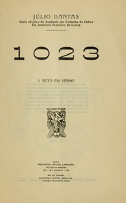 Cover of: 1023 [I.e. Mil vinte e tres]: 1 acto em verso