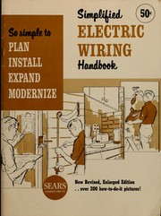 Cover of: Simplified electric wiring handbook by Sears, Roebuck and Company