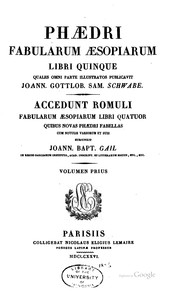 Cover of: Fabularum Æsopiarum libri quinque by Gaius Julius Phaedrus