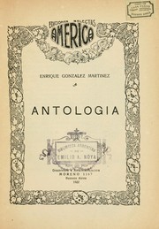 Cover of: Antología