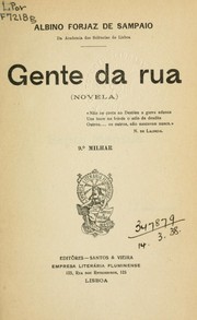 Cover of: Gente da rua: (novela)