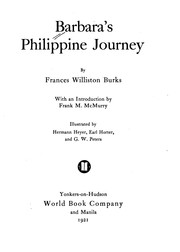 Cover of: Barbara's Philippine journey