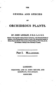 Cover of: The genera and species of orchideous plants