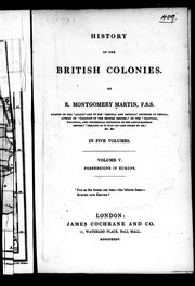 Cover of: History of the British colonies