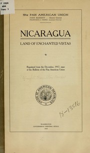 Cover of: Nicaragua: land of enchanted vistas ...