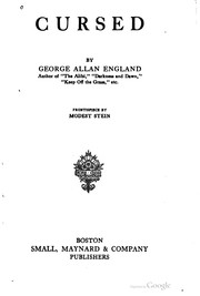 Cover of: Cursed by George Allan England
