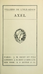 Cover of: Axel