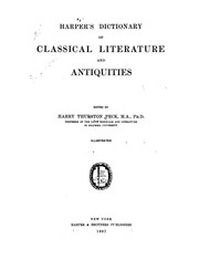 Cover of: Harper's dictionary of classical literature and antiquities.