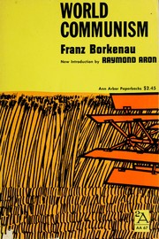 Cover of: World communism by Franz Borkenau