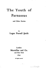 Cover of: The youth of Parnassus, and other stories