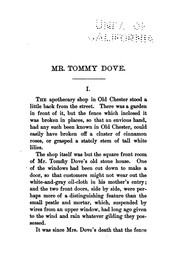 Cover of: Mr. Tommy Dove and Other Stories
