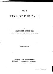 Cover of: The king of the park by Marshall Saunders