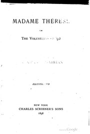 Cover of: Madame Thérèse, or, The volunteers of '92