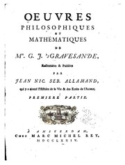 Cover of: Oeuvres philosophiques et mathématiques