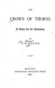 Cover of: The Crown of Thorns: A Token for the Sorrowing