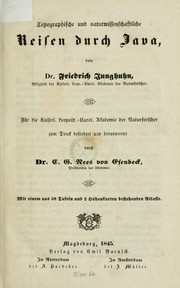 Cover of: Topographische und naturwissenschaftliche Reisen durch Java by Friedrich Junghuhn