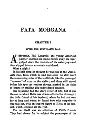 Cover of: Fata Morgana: A Romance of Art Student Life in Paris