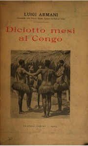 Cover of: Diciotto mesi al Congo. by Luigi Armani