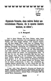 Cover of: Chymische versuche by Edmund O. von Lippmann