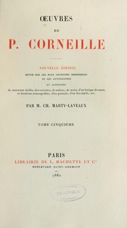 Cover of: Oeuvres de P. Corneille by Pierre Corneille