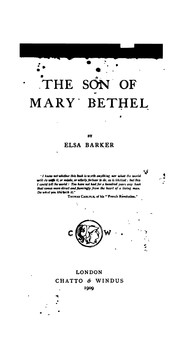 Cover of: The son of Mary Bethel