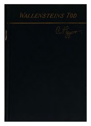 Cover of: Schillers Wallenstein: Wallensteins Tod by Friedrich Schiller, Charles Augustus Eggert