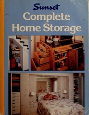 Cover of: Sunset complete home storage