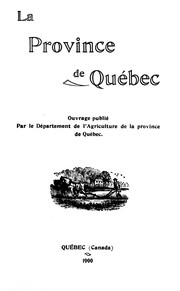 Cover of: La province de Québec by Arthur Buies, Arthur Buies