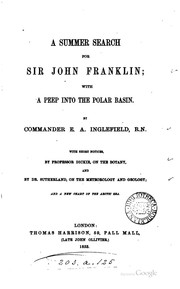 Cover of: A Summer Search for Sir John Franklin: With a Peep Into the Polar Basin