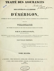 Traité des assurances et des contrats à la grosse d'Émérigon by Balthazard Marie Émérigon