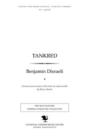 Cover of: Ṭanḳred by Benjamin Disraeli