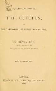 Cover of: The octopus by Henry Lee, Henry Lee