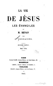 Cover of: La vie de Jésus by Germain Deshaires