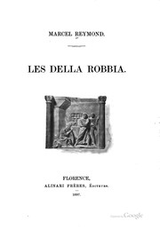 Cover of: Les Della Robbia. by Reymond, Marcel