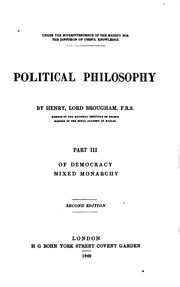 Cover of: Political Philosophy