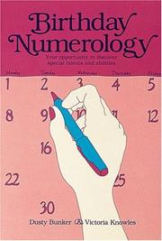 Cover of: Birthday Numerology by Dusty Bunker, Victoria Knowles